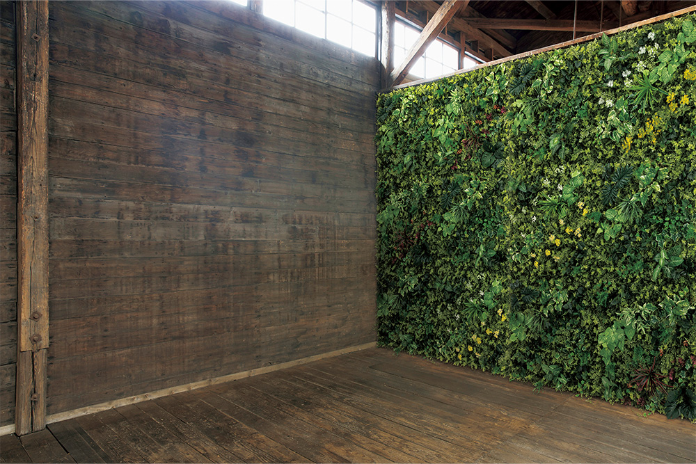 壁掛け グリーングリーンアートパネル 壁のフェイクグリーン インテリアデコウォールグリーンパネル GR3424幅900×高さ900×奥行40mm グリーンタイプグリーンモードシリーズ 壁のグリーン装飾 飾り 壁のリフォーム インテリア